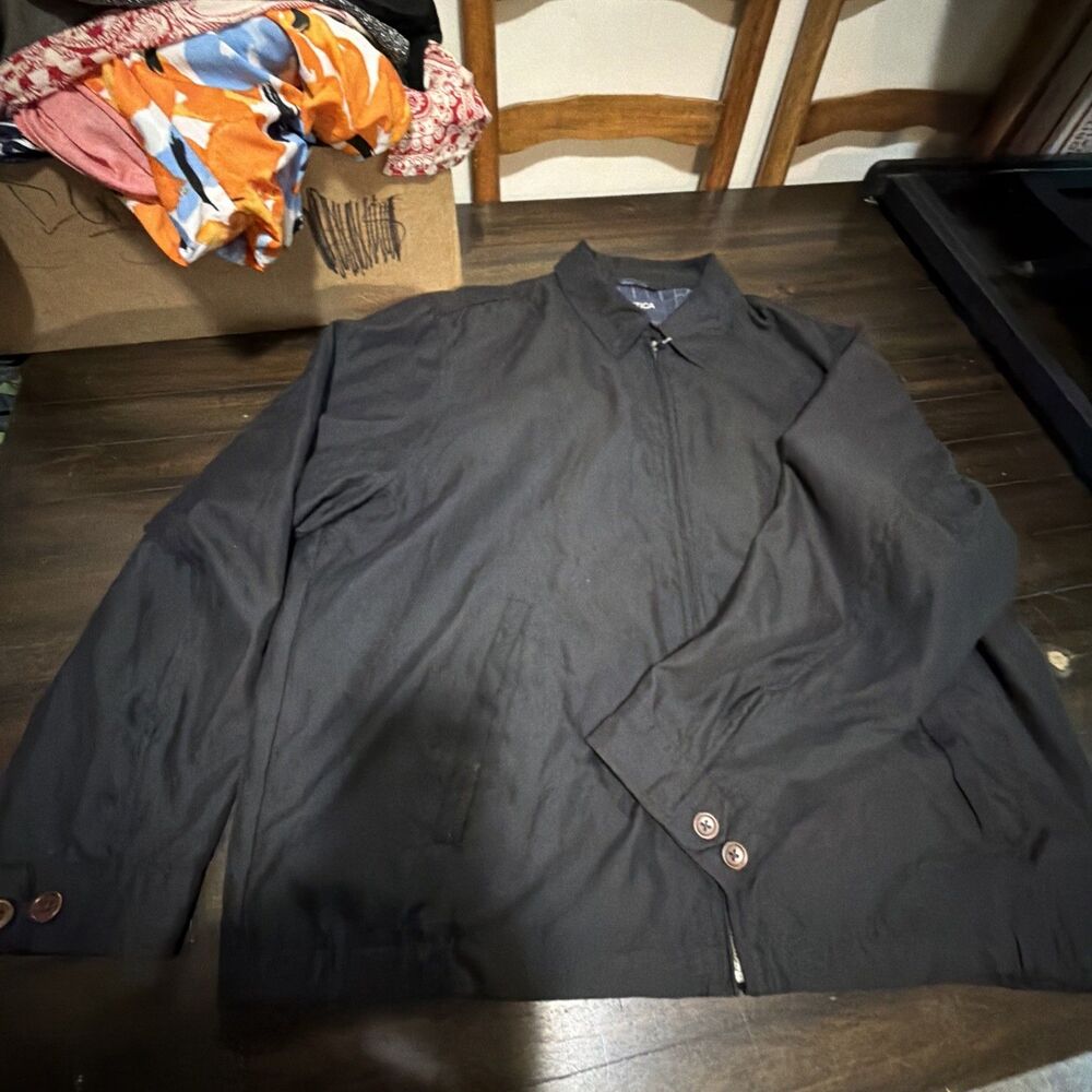 NAUTICA Men’s Size L Light Weight Jacket Navy